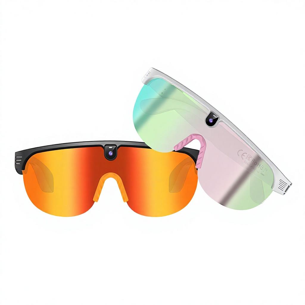 G5 Sport Glasses UV Protection AI Smart 8MP Windproof Call Music Photo Touch Control for Outdoor Bicycle Cycling
