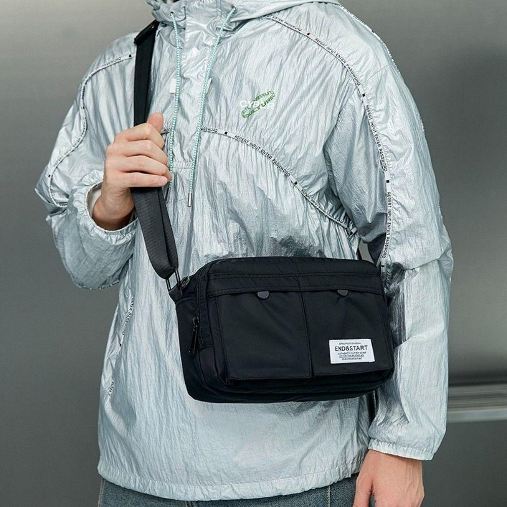 Casual Men Crossbody Bag Japanese Style School Sling bag Male Shoulder Pouch Streetwear