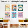 Motivational Posters for Classroom, 6Pcs Classroom Motivational Poster Positive Posters, Classroom Posters High School, pirational Posters for