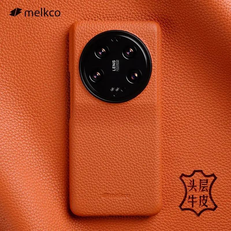 Оригинальный кожаный чехол Melkco из коровьей кожи для Xiaomi Mi 13 Ultra 5G Mi14 15 Pro 12 12X 12S 11 10s Премиальная микрофибра внутри Задняя крышка