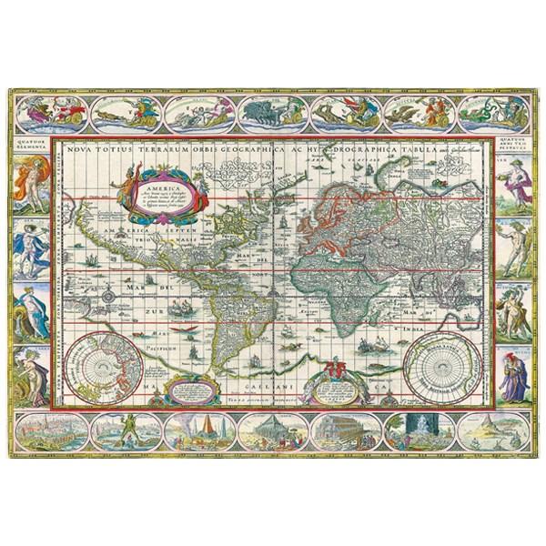 Add One 1000p Old Map Jigsaw Puzzle, 1 Piece, 1000 Pieces