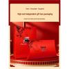 2026 Corporate Event Red Scarf with Custom Logo Embroidery - Anniversary Celebration Shawl