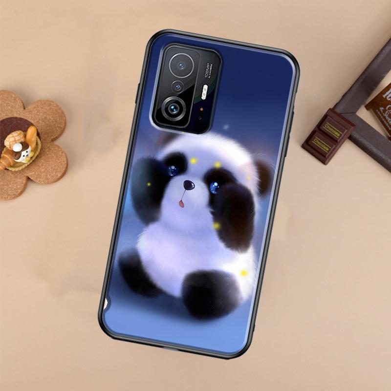 Милый панда Чехол для телефона POCO X5 X4 X3 F5 Pro M4 M5s F3 F4 GT C40 Для Xiaomi 12T 11T 13 Pro 12 Lite