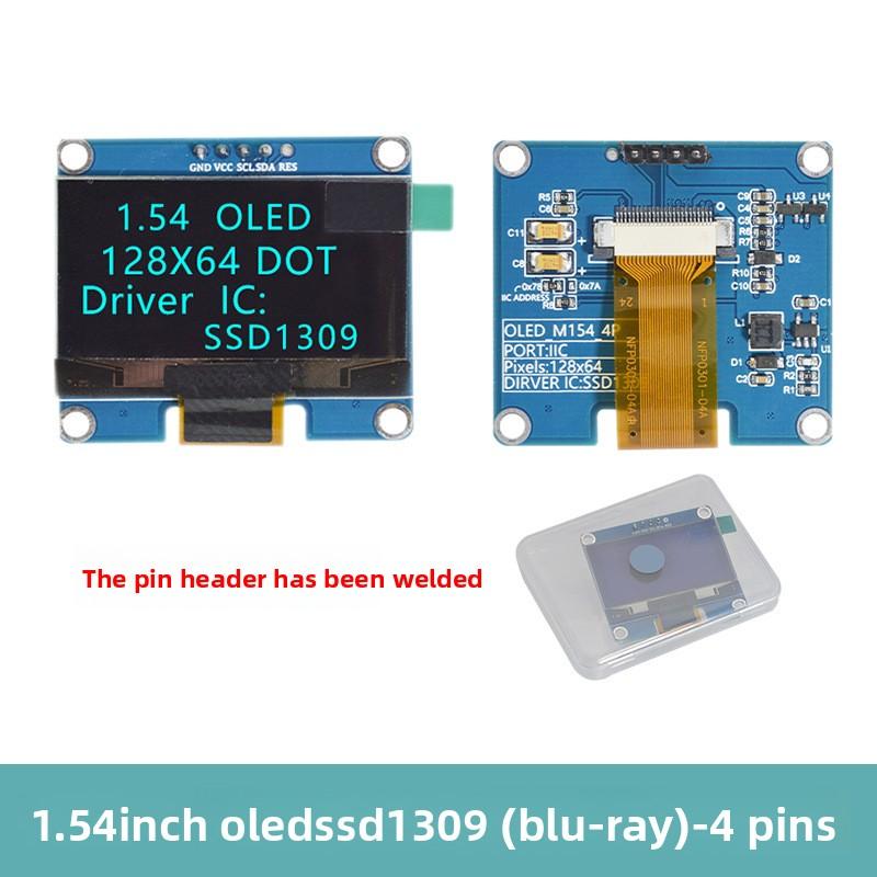 1.54InchOLEDDisplay LCD Screen Module Resolution128*64 SPI/IICInterfaceSSD1309Driver