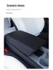 Защитный чехол на подлокотник для Tesla Model Y и 3 - Материал TPE