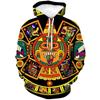 3D Digital Printing Totem Series Men's Casual Hoodie New Men's Fashion Sweatshirt Sweater
