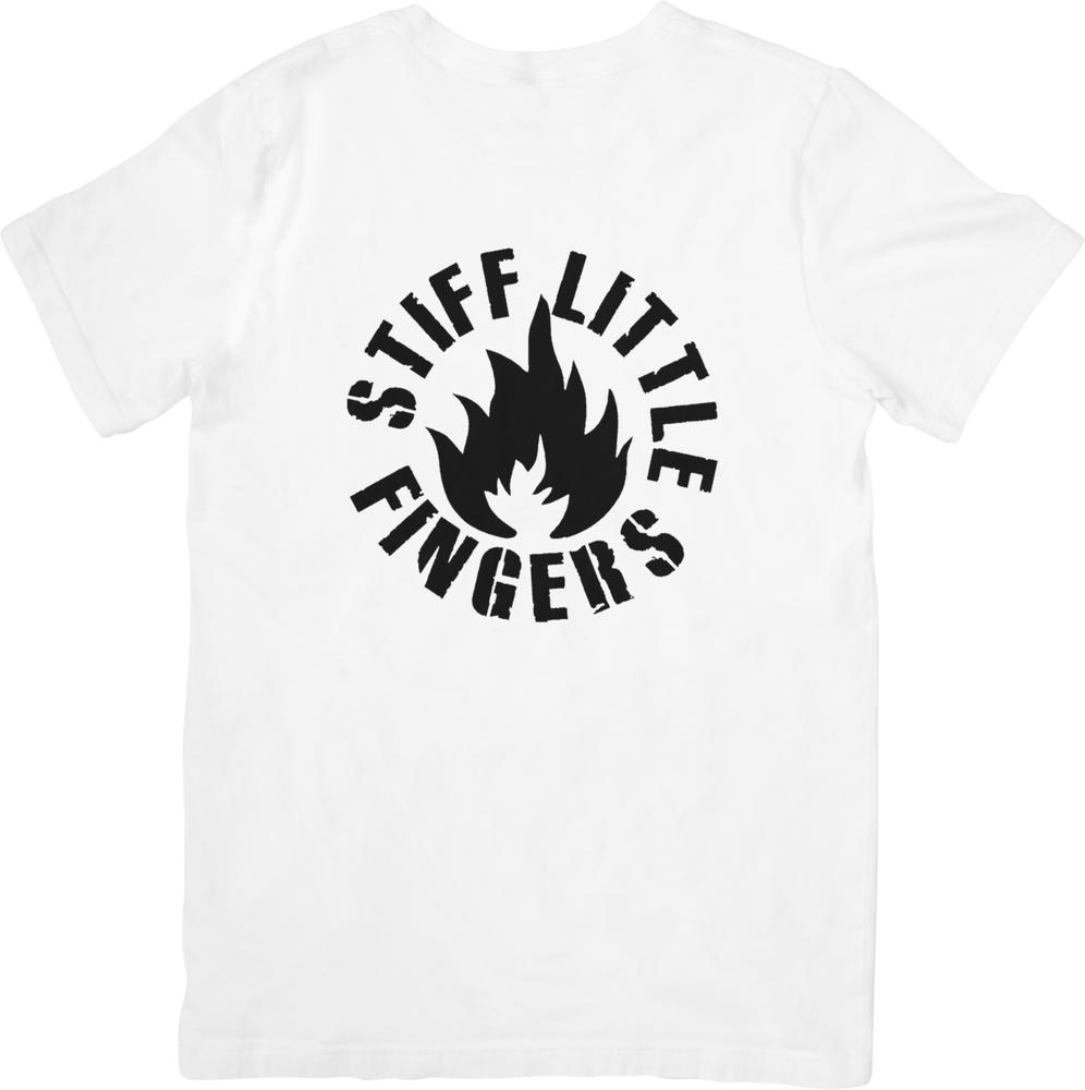 Stiff Little Fingers Vintage Retro Fit for Unisex women Quality Cotton TShirts