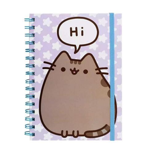 Pusheen Блокнот Say Hi A5 в проводном переплете