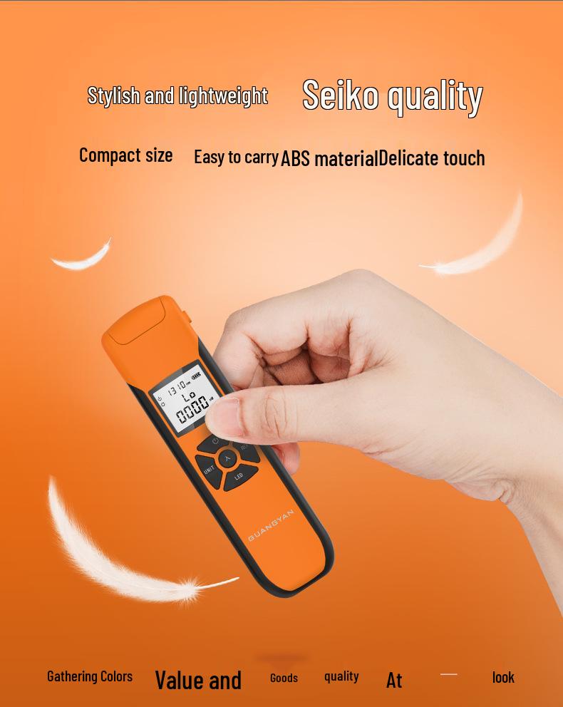 G10 Mini Fiber Optic Power Meter - High Precision USB Rechargeable Loss Detector