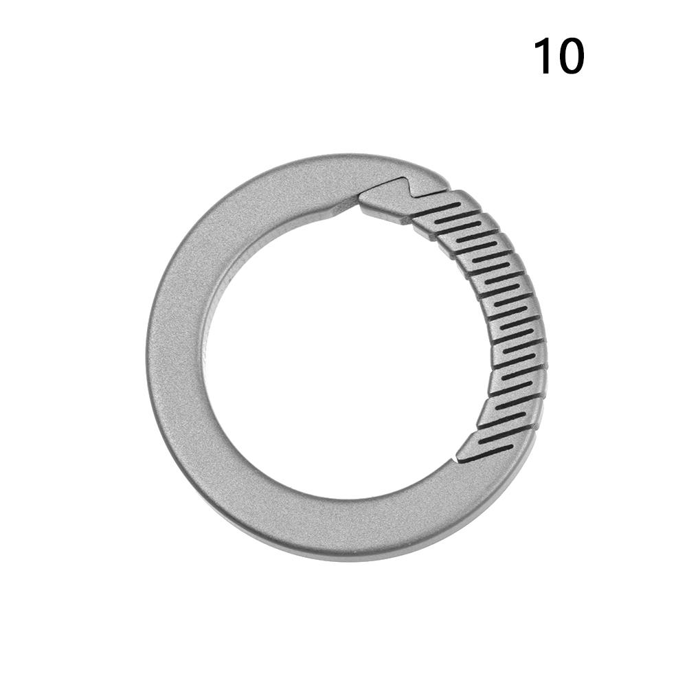 High-Quality Real Titanium Lettering Keychain Men Keychains Jewelry Holders EDC Key Rings