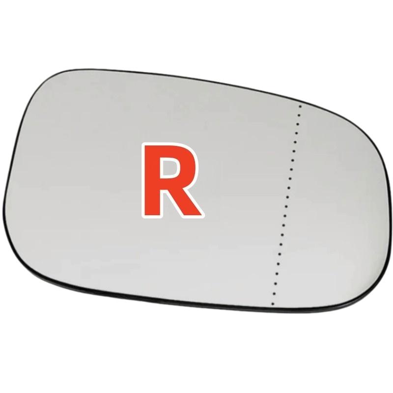 For Volvo C30 2006-2009 C70 2006-2009 S40 2007-2011 S60 2007-2010 V50 2006-2009 Car Side Heated Mirror Lens Wide Angle Glass