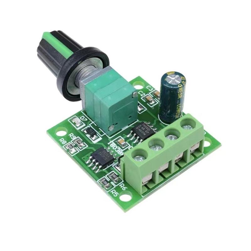 1.5-12V 2A PWM Motor Speed Regulator 1.8V 3V 5V 6V 12V Support Microcontroller Control Speed Controller Driver