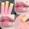1PC Natural Peach Lip Balm Long-lasting Moisturizing Lipstick Temperature Change Color Lipstick Anti-drying Hydration Lip Care