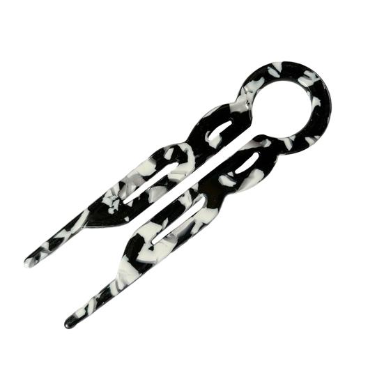 U-образная ацетатная заколка для волос, легкая, нескользящая, длинная, густая, шпилька для волос, французский пучок, аксессуары для волос для женщин и девочек