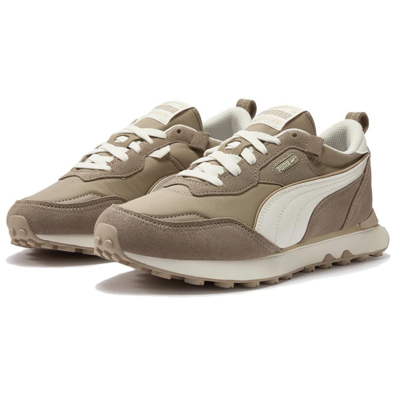 PUMA Rider FV Casual Shoes Unisex Ice Coffee Warm White 408776-02