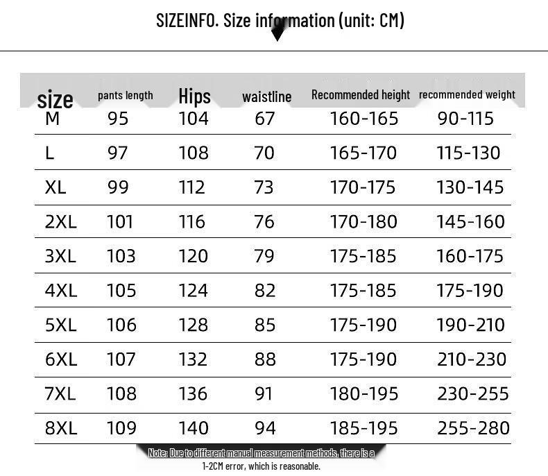 Men's Plus Size Loose Fit Casual Jogger Pants