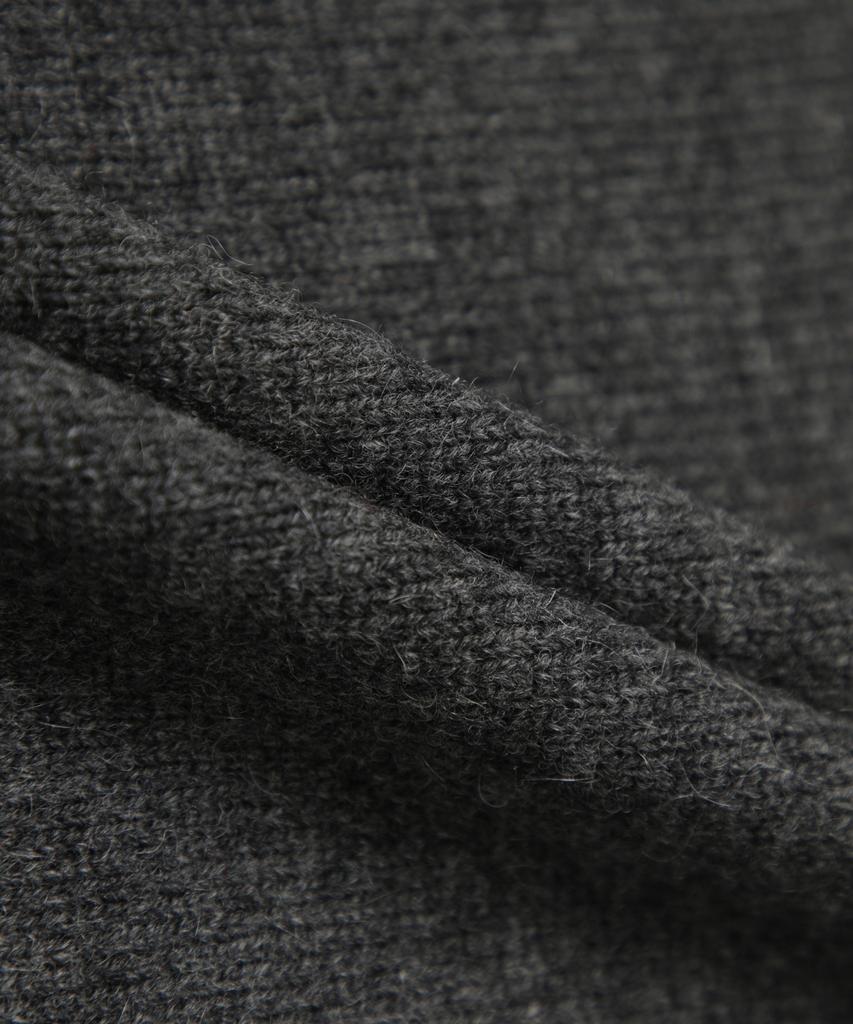 Свитер однотонный из шерсти и кашемира BROOKS BROTHERS (Древесный уголь) (Bbwrmbf402)