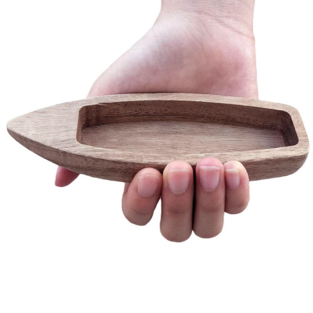 Natural Wooden Fishing Boat Model Unfinished Boat Model Ornaments Desktop Living Room