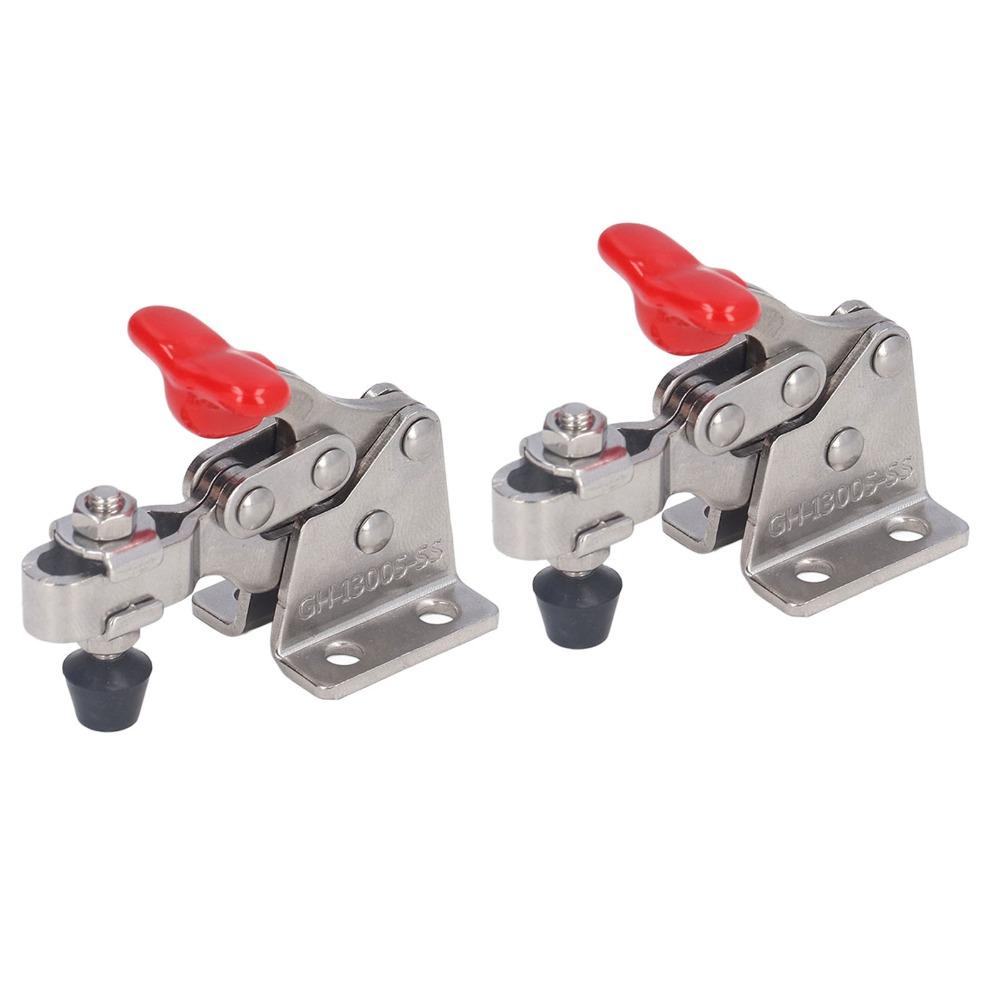 2pcs Precision Vertical Toggle Clamp Adjustable Quick Release Clamp Heavy Toggle Clamps  Welding