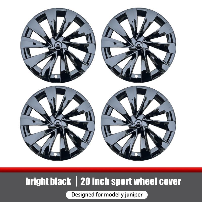 4PCS Hub Caps for Tesla Model Y Juniper 20-Inch Wheel Cover Performance Replacement Helix 2.0 Wheels Full Rim Accessories 2025