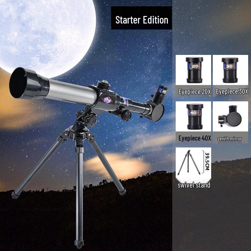 High-Definition Astronomical Telescope for Primary School STEAM Learning