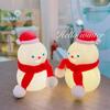 Christmas Snowman Night Light Winter Xmas Decor Housewarming Gift Snowman Night Light for Home Party Desktop Bedroom Living Room