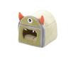 Warm Little Monster Pet Sofa In Winter Funny Mongolian Yurt Cat Nest Comfortable Semi-closed Slipper Nest