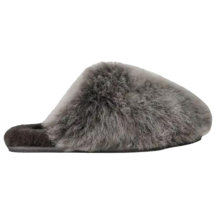 UGG Женские закрытые тапочки с износостойкой резиновой подошвой, с закрытым носком, угольно-серые 1173591-CHRC
