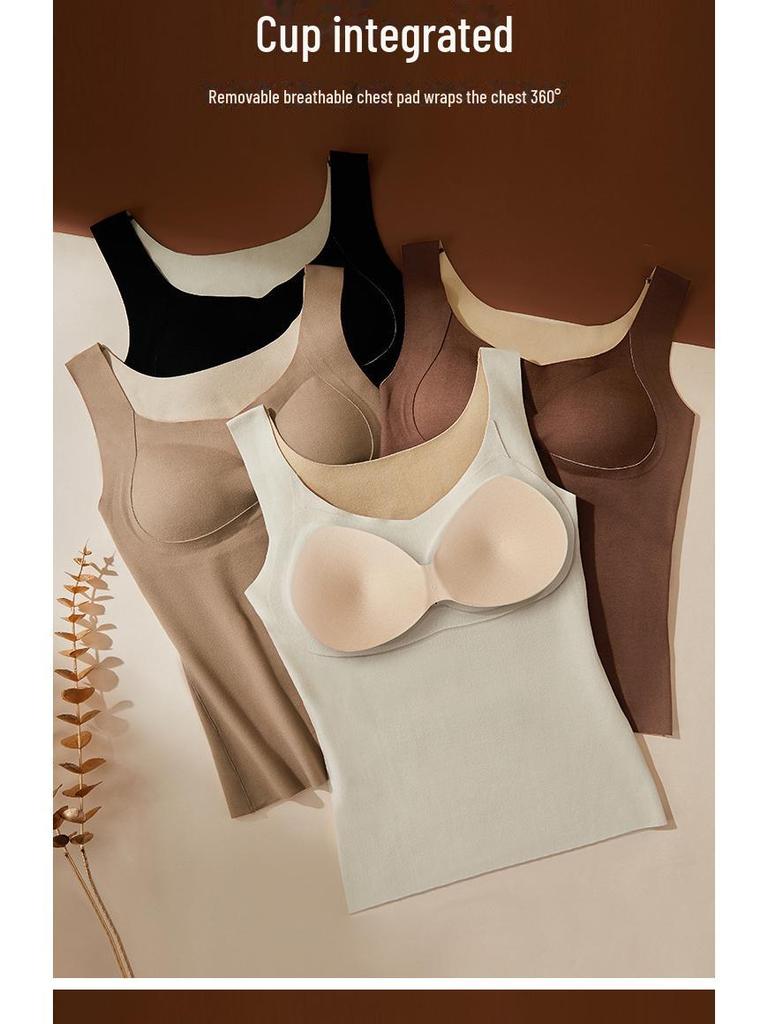 Женский терможилет из флиса со встроенным бюстгальтером