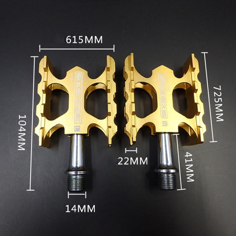 Pedal, mountain bike, folding bike, road bike, aluminum alloy, Peilin pedal, bicycle modification