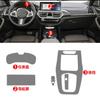 Anti-scratch Car Door Center Console Media Dashboard Navigation TPU Protector Film For BMW X3 X4 2022 2023 2024