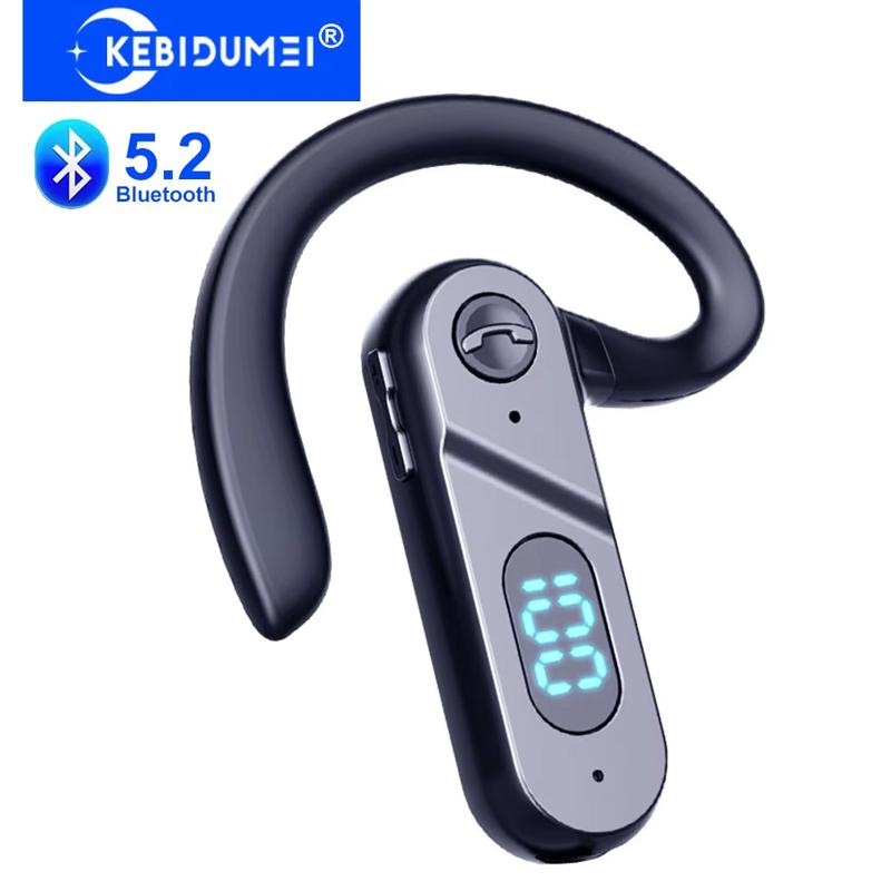 Наушники Bluetooth 5.2 с заушным креплением, наушники с костной проводимостью, беспроводные гарнитуры, стерео Hi-Fi, водонепроницаемые, с шумоподавлением