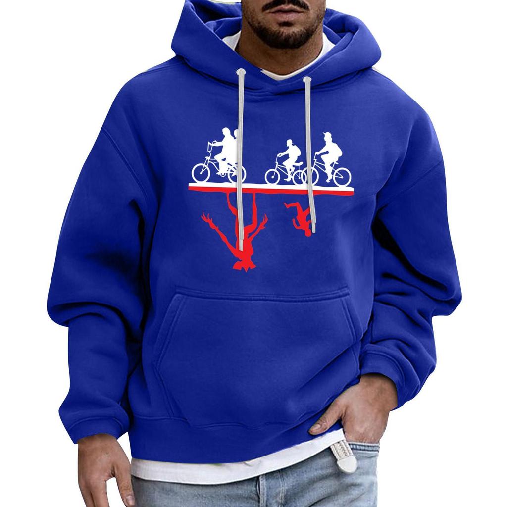 Мужской Спортивный Повседневный С Длинными Рукавами С Карманом Капюшон Толстовка