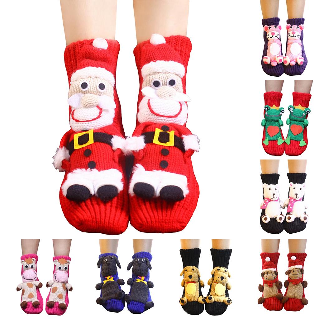 Women's Thick Knit  Proof Warm Casual Floor Carpet Socks