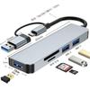 Многофункциональный хаб Type-C: HD USB-разветвитель с кардридером для планшетов