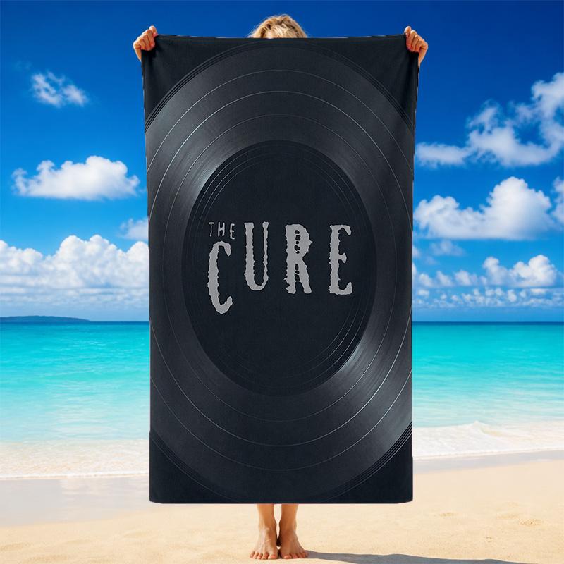 Пляжное полотенце из микрофибры с принтом The Cure Песок?Прочное Легкое Полотенце для Плавания, Уличных Путешествий