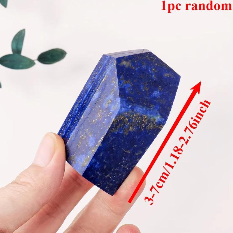 High Quality Natural Lapis Lazuli Polished Freeform Block Crystal Slice Energy Healing Stone for Meditation Home Ornament