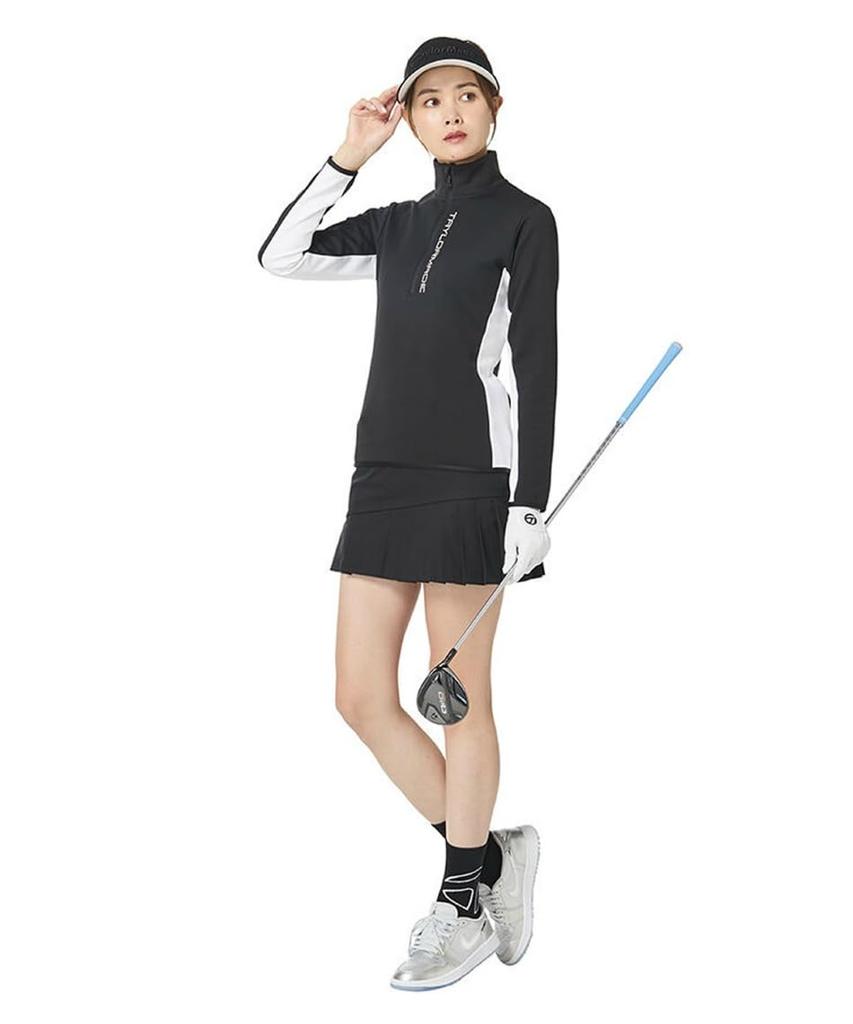 Grid Half Zip White S 24FW UN388 [TaylorMade] Women's