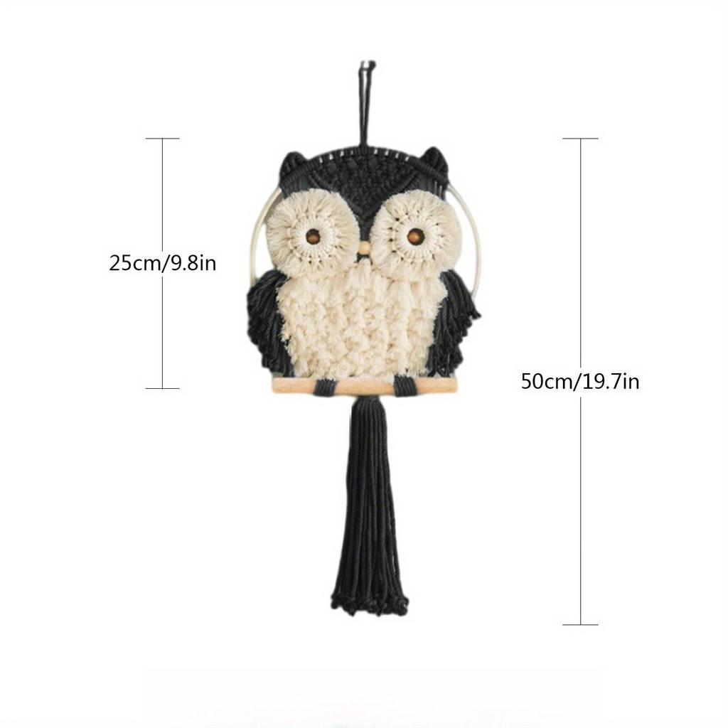 1 шт. Креативный домашний настенный декор Гобелен Настенный декор Ручной работы Гобелен с совой Подходит для подарков друзьям и семье