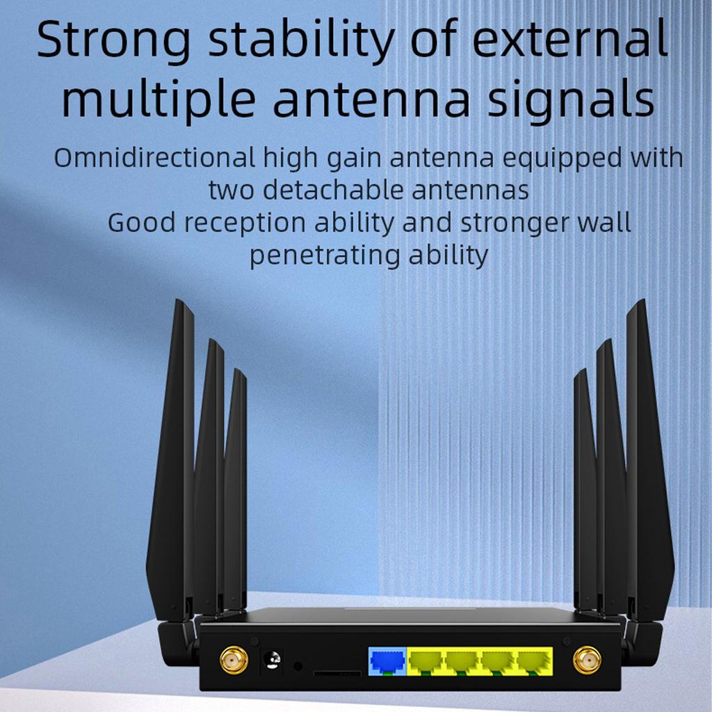 5G Wifi 6 Роутер Множественное Совместное Использование 5G CPE Роутер 100-240В Отвод Тепла Двухдиапазонный Wifi 1000 Мбит/с Со Слотом Для SIM-карты Для