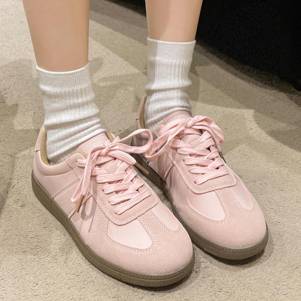 Женские повседневные кроссовки, летняя новая мода, дышащая женская сетчатая спортивная обувь на шнуровке для женщин, дизайнерская обувь для ходьбы на платформе