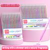 Glitter Gel Pen Set Smooth Writing Colored Drawing Pens Portable Journaling Crafting