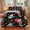 3pcs Christmas Bear Bedding Set, Suitable for Bedroom Decoration, (Includes 1 Duvet Cover And 2 Pillowcases, Quilt Not Included) yy250822121