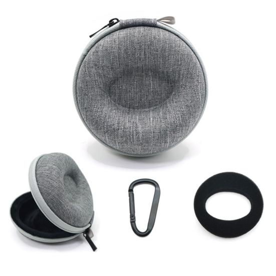 Одиночный дорожный футляр для часов Ударопрочный кейс для хранения часов Ткань Оксфорд Жесткий корпус Защита для часов Коробка против тряски для часов и умных часов 36-52 мм