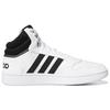 Adidas Hoops 3.0 Mid White Black Мужские кроссовки Core-Black Cloud-White GW3019
