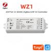 ZigBee Tuya WIFI RF Диммер WZ1 2-канальный LED контроллер 12В-24В RT1 RT2 TW1 TW2 Панельный пульт ДУ Комплект для CCT Одноцветных Светодиодных Лент