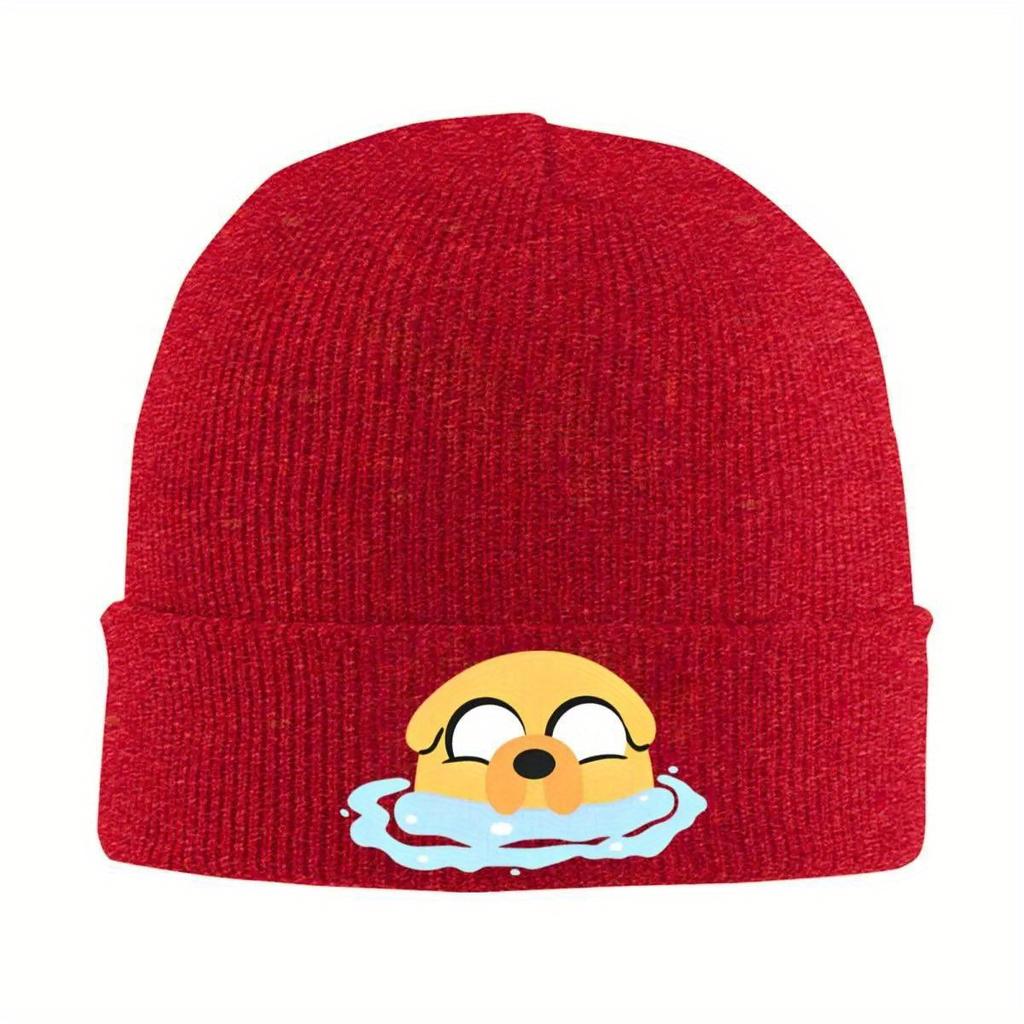 Jurassic Park Stone Engraved Logo Knitted Hat Beanies Winter Hats Warm Hiphop Caps Unisex Women