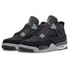 Air Jordan 4 Retro SE Черные парусиновые кроссовки унисекс Белые огненно-красные светло-стальные серые DH7138-006