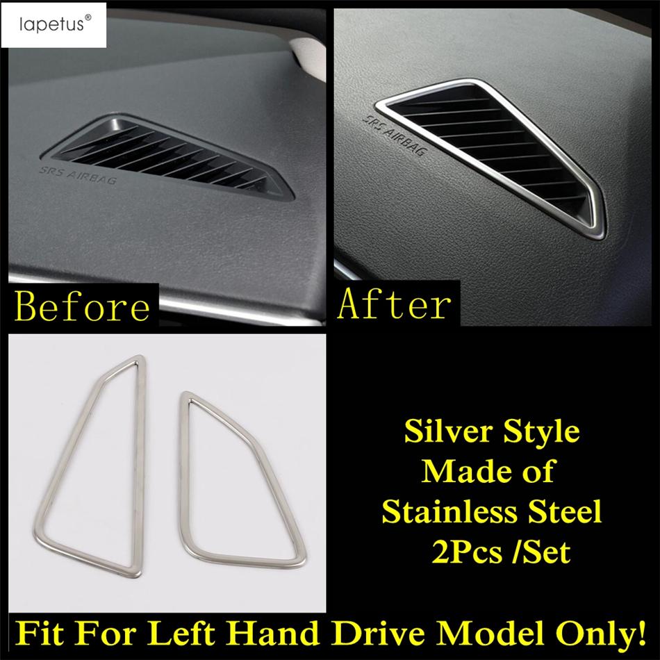 Central Console Dashboard Air AC Vent Outlet Frame Cover Trim For Toyota Corolla E210 - 2025 Stainless Steel Accessories