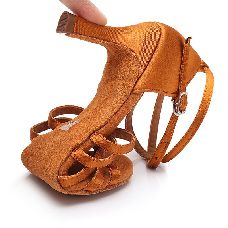 Туфли для латиноамериканских танцев женские для девочек каблук 7 см женские туфли для сальсы танго вечеринки бальных танцев мягкая подошва для зала